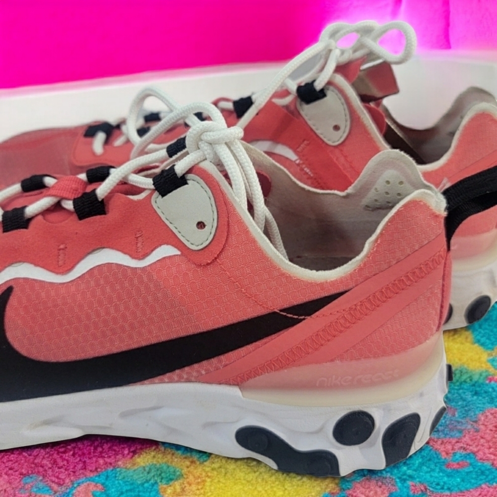 Nike React Men's size 10 Element 55 Ember Glow running & training shoes